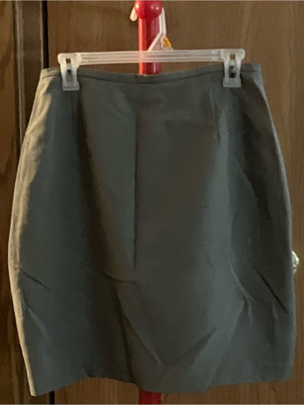 dressbarn olive green lined Pencil Skirt